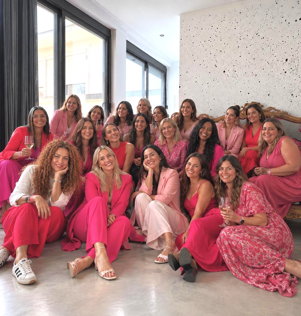 Grupo de mujeres empresarias en Club Palaish